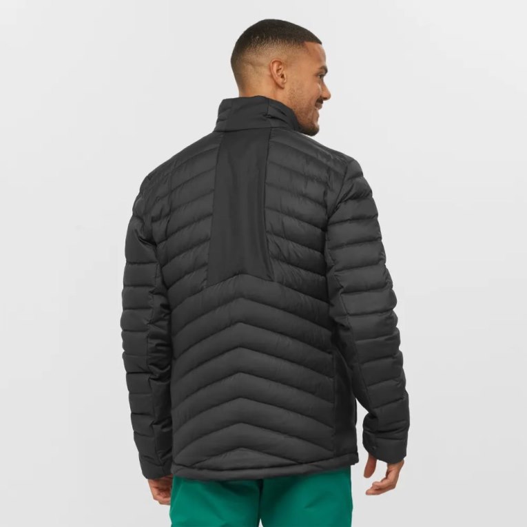 Salomon Essential Xwarm Down Men's Insulated Jackets Black | CA 79C80